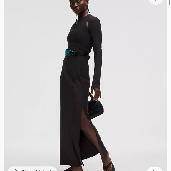 Elegant Black Long Sleeve Dress